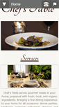 Mobile Screenshot of chefstablemt.com