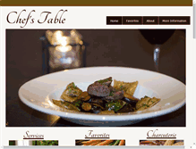 Tablet Screenshot of chefstablemt.com